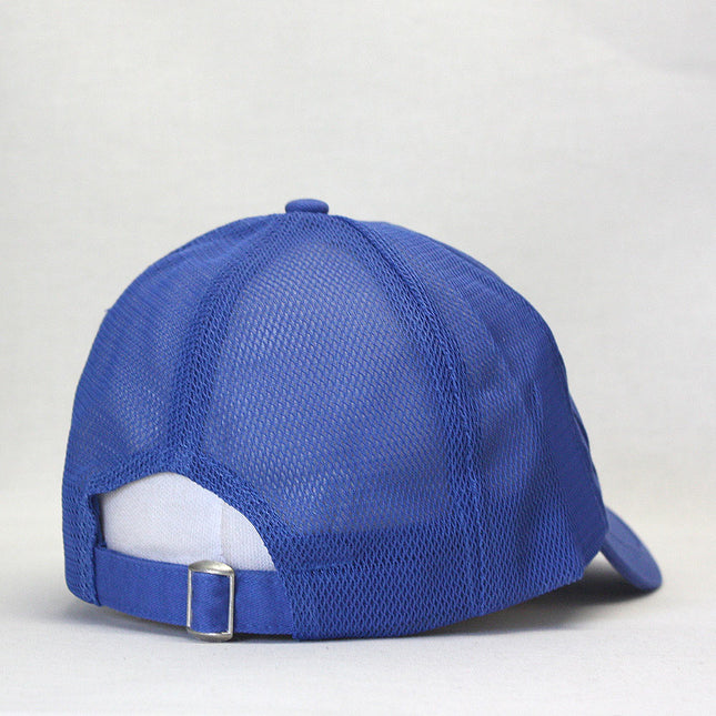 Trimmed Visor Cotton Soft Mesh Adjustable Dad Hat Baseball Cap