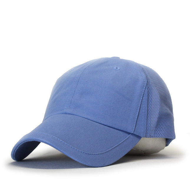 Trimmed Visor Cotton Soft Mesh Adjustable Dad Hat Baseball Cap