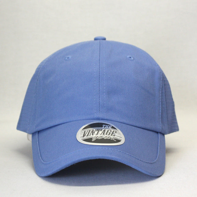 Trimmed Visor Cotton Soft Mesh Adjustable Dad Hat Baseball Cap