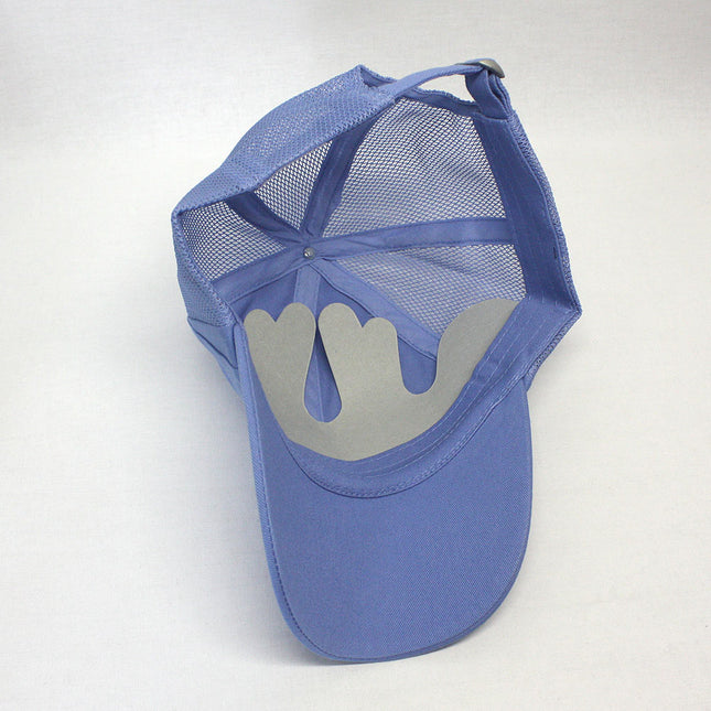 Trimmed Visor Cotton Soft Mesh Adjustable Dad Hat Baseball Cap